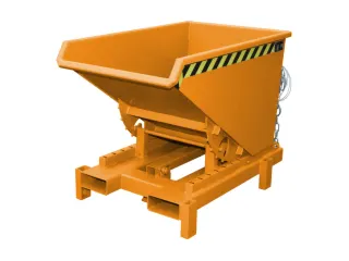 Zwaarlast-kiepbak,HxLxB 970x1260x805mm,0,3m³,draagverm. 4000kg,RAL200 - 1