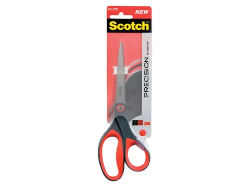 Schaar Scotch 20cm precision rood blister