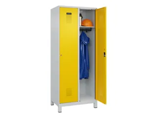locker,HxBxD 1950x800x500mm,2vak,vak B 400mm,cil.-slot,voeten - 1