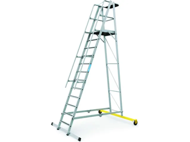 Platformladder Aluminium Bordes H X B X D 3100X 600X 630Mm 12Treden