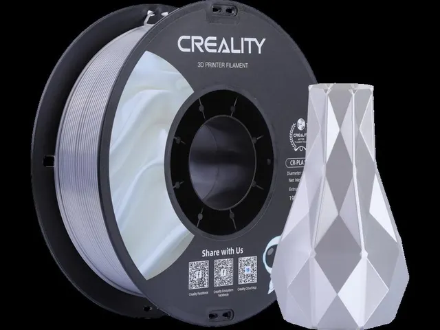3D Filament Creality PLA 1.75mm Silk zilver 1kg