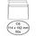 Envelop Quantore Bank C6 114x162mm 80gr Wit Zelfklevend