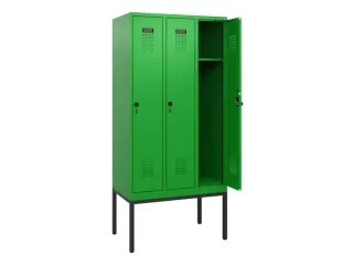 schoollocker,HxBxD 1950x900x500mm,3vak,vak B 300mm,draaigrendel - 1