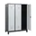 schoollocker,HxBxD 1630x1200x500mm,3vak,vak B 400mm,cil.-slot,voeten