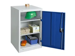 Kast Met Openslaande Deuren 900x500x500mm 2legborden Staal Ral5010