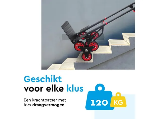 Diable escalier pliable 120kg HT120
