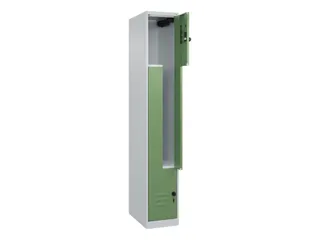 Z-garderobekast,HxBxD 1850x300x500mm,vak B 150/300mm,draaigrendel - 2