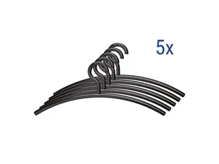9451590 Kledinghanger MAULlena kunststof 5 stuks 45.5x1.6x19cm zwart - 3