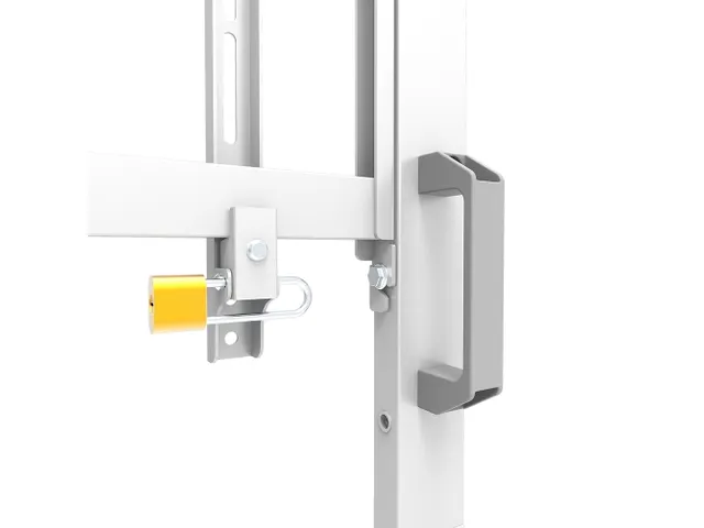 Support sol mobile Neomounts MOVE Go XL FL50-575WH1 écran 65-110 inch