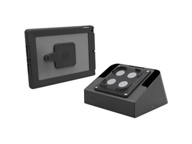 Magnetix Secured Tablet Capsule Zwart Bureausteun