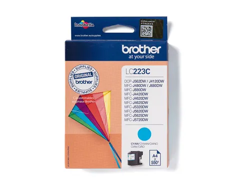 Inkcartridge Brother LC-223C blauw