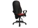 chaise de bureau pivotante,Mécan. synchrone,assise tissu rouge