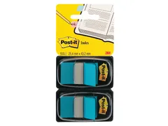 Indextabs Post-it 680 25.4x43.2mm duopack blauw 2x 50 tabs