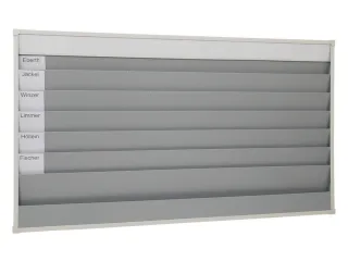 Werkplaats-/Opdrachtplanner Kunststof Profiel 918x1575mm 6 Rijen - 5
