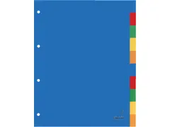 Tabbladen Kangaro A4 4-Gaats A410 10-Delig Assorti Pp