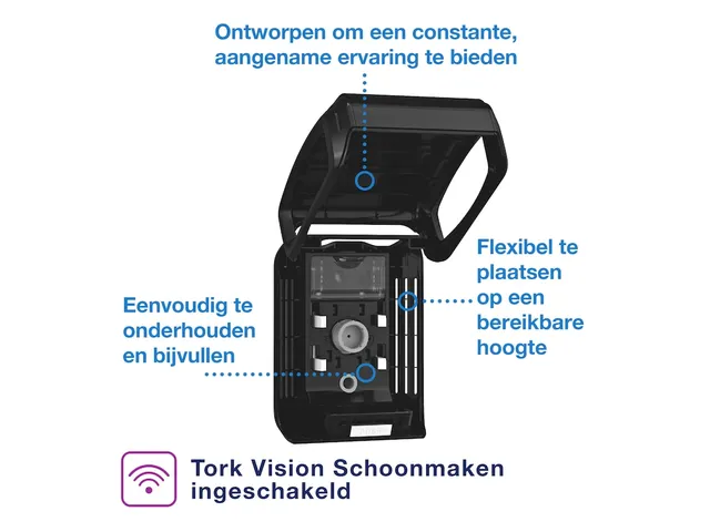 Diffuseur de désodorisant permanent Tork 256011 noir