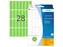 HERMA 2365 Universele etiketten 13x40mm Groen 896 stuks