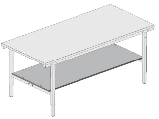 tussenbodem,v. paktafel,BxD 1720x770mm,draagverm. 100kg,hout - 2