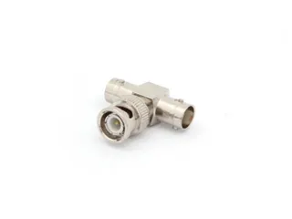 Bnc "T" Adapter Mannelijk Naar Dubbele Bnc Vrouwelijk - 1