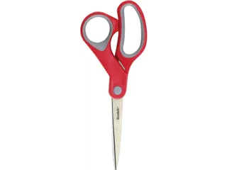 Schaar Scotch 20cm comfort rood blister - 5