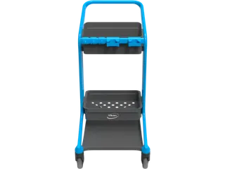 Vikan HyGo Mobile Cleaning Station Blauw - 2