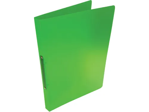 ringmap voor A4 PP 2 ringen 16 mm transparant groen