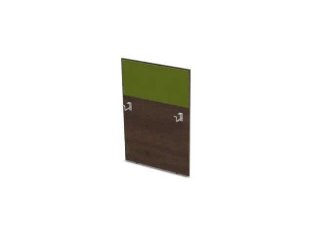 baliepaneel bureau aanbouw rechts 800mm NV bruin hickory BN7048-groen
