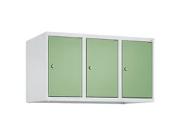 opzetkast,v. locker,3vak.,vak B 300mm,HxBxD 500x900x500mm,vleugeldeur