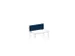 Bureauwand H X B X D 400x800x 27mm Blauw