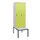 locker met bank,HxBxD 1950x600x815mm,2vak,vak B 300mm,draaigrendel