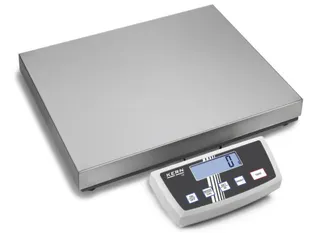 platform-weegschaal,platform BxD 522x406mm,RVS,weegbereik 150kg - 1