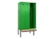 locker met bank,voor scheiding van kleding,HxBxD 2120x900x815mm,3vak