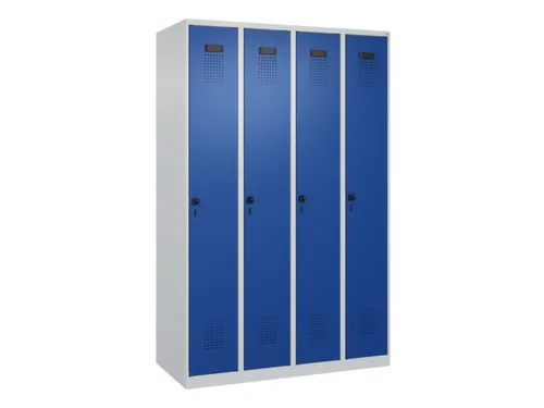locker,HxBxD 1850x1200x500mm,4vak,vak B 300mm,draaigrendel