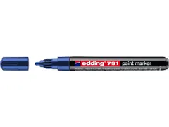 Paintmarker edding 791 alcoholbasis 1-2mm blauw