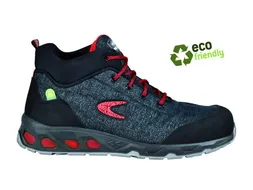 Cofra Thunder hoge S3 veiligheidsschoenen, zwart/grijs/rood, maat 42,