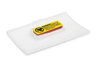 Naambadge CLICK FOLD 40x75 mm met magneet place and hold PP - 2