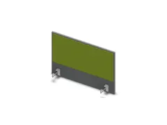 opzetpaneel bureau aanbouw zijkant MS-donkergrijs BN7048-groen 800mm