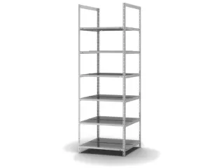 dossierstelling,grondveld,HxBxD 2200x750x600mm,vaklast 90kg - 2