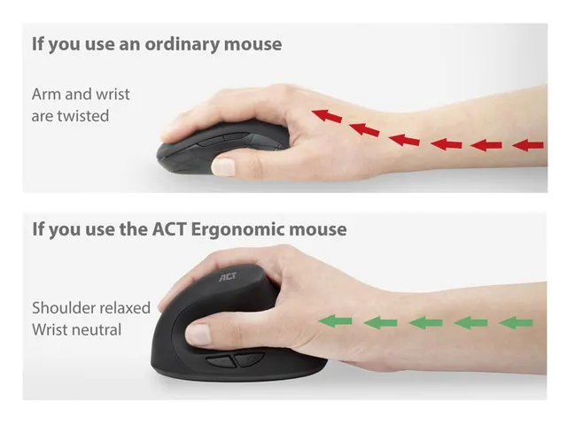 Draadloze Ergonomische Muis 1600 DPI