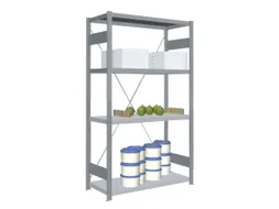Rvs Inhaakstelling Basis 1750x1060x435mm 4legborden Vaklast 200kg