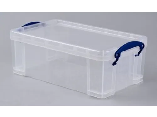 Opbergbox Really Useful 5 liter 340x200x125mm transparant wit
