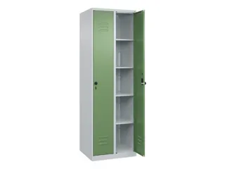 wasgoedverdeelkast,HxBxD 1850x600x500mm,vak B 300mm,draaigrendel - 2