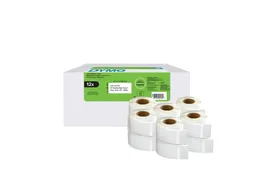 Etiket Dymo 2177563 adressering 25x54mm 12 rollen á 500 stuks wit