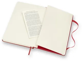 Notitieboek Moleskine large 130x210mm lijn hard cover scarlet red - 9