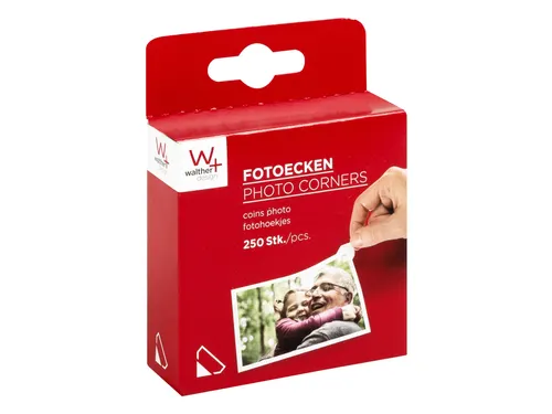 Fotohoeken walther design 10x18mm 250 stuks