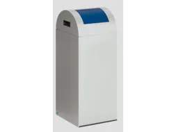 Afvalverzamelaar Zelfblussend 60 Liter 800X320X320Mm Klemring Blauw