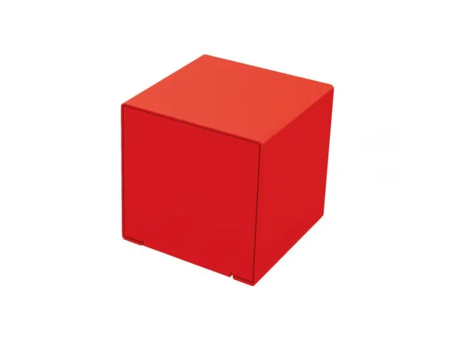 zitkubussen,HxBxD 450x450x450mm,staal-zitting RAL3020