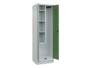 schoonmaakkast,HxBxD 1950x600x500mm,links 4vakken - 2
