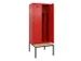 locker met bank,voor scheiding van kleding,HxBxD 2120x800x815mm,2vak