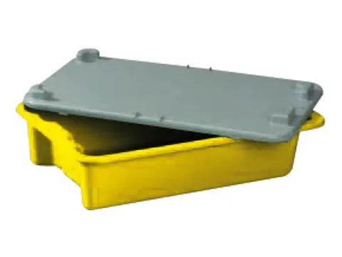 Draaistapelbak Pp Hxlxb 135X590X380Mm 18L Geel